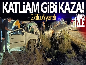 Karabük'te katliam gibi kaza: 2 ölü, 6 yaralı
