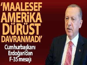 Cumhurbaşkanı Erdoğan: 'Biz Türkiye olarak dürüst davranıyoruz ama Amerika maalesef dürüst davranmadı'