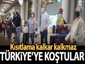Bir yıl aradan sonra ilk İngiliz turist kafilesi geldi