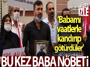 HDP önündeki nöbete bir aile daha katıldı