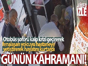 Van'da otobüs şoförü hayat kurtardı