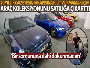 20 yıllık gazetesini yaşatabilmek için Türkiye'nin en büyük koleksiyonunu satılığa çıkardı