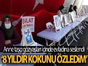 Gözyaşları içerisinde evladına seslenen anne Taşçı: “8 yıldır kokunu özledim”
