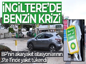 BP'nin akaryakıt istasyonlarının 3'te 1'inde yakıt tükendi
