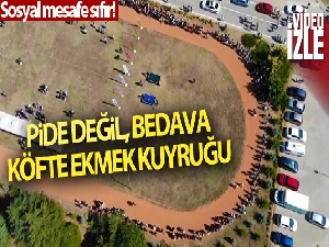 Bedava köfte ekmek kuyruğu