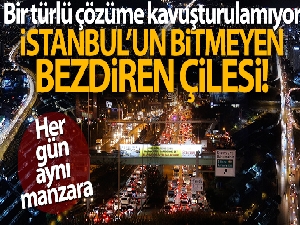 İstanbul'un trafik çilesi her geçen gün artıyor