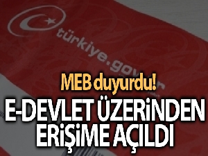 MEB: 'Bakanlığımızın merkez ve taşra teşkilatı personelinin görev yeri belgesi, e-Devlet üzerinden erişime açıldı'