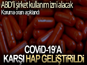ABD'li ilaç firması Covid-19'a karşı hap formunda ilaç geliştirdi