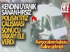 İstanbul'da kargocuların kabusu motosikletli hırsızı '55 adet detayı' yakalattı