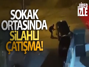 Antalya'da sokak ortasında silahlı çatışma