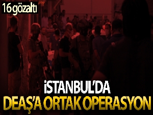 DEAŞ'a ortak operasyon: 16 gözaltı