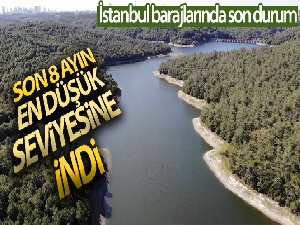 İstanbul barajlarında doluluk yüzde 50'nin altına düştü