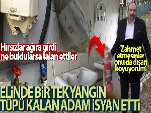 Arnavutköy'de hırsızların çaldıkları malzemeyi taşıma anları kamerada