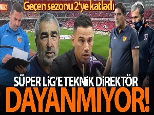 Süper Lig'de teknik direktör kıyımı!