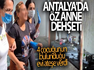 Devlet korumasına alınan bir çocuğunu vermemek için 4 çocuğunun bulunduğu evi ateşe verdi