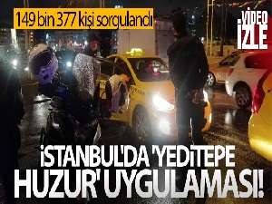 İstanbul'da 'Yeditepe Huzur' uygulaması: 10 kilo 411 gram uyuşturucu madde ele geçirildi