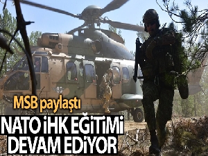 MSB: 'NATO İleri Hava Kontrolörü eğitimi devam ediyor'