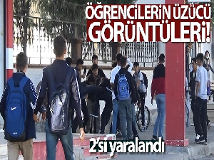 Burası Teksas değil, Diyarbakır'da bir okulun önü