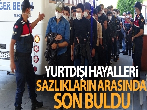 Yurt dışı hayalleri sazlıkların arasında son buldu