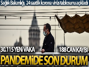 Son 24 saatte korona virüsten 188 kişi hayatını kaybetti