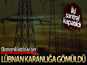 Lübnan karanlığa gömüldü: Elektrik ihtiyacının yüzde 40'ını karşılayan iki santral kapatıldı