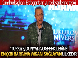 Cumhurbaşkanı Erdoğan: 'Türkiye'de yurt kapasitesi 1 milyonun üzerinde'