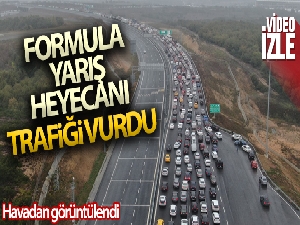 Tuzla'da Formula yarış heyecanı trafiği vurdu