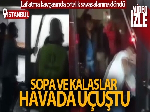 Esenyurt'ta laf atma tartışmasında ortalık savaş alanına döndü