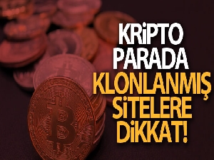 Kripto parada klonlanmış sitelere dikkat