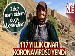117 yaşındaki Muteber Nine korona virüsü yenmeyi başardı