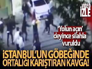 Taksim'de ortalığı karıştıran silahlı kavga