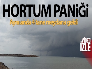 Edirne'de hortum paniği