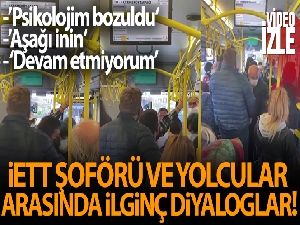 Ümraniye'de İETT şoförü psikolojim bozuldu dedi, yolcuları indirmek istedi