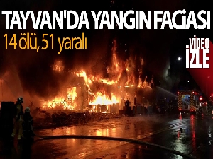 Tayvan'da 13 katlı binada yangın faciası: 46 ölü