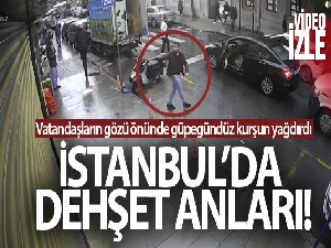 İstanbul'da dehşet anları: Vatandaşların gözü önünde güpegündüz kurşun yağdırdı