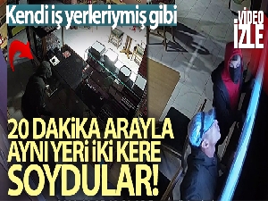 Sancaktepe'de 20 dakika arayla aynı dükkanı soydular