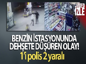 Ankara'da benzinlik istasyonunda bıçaklı saldırı: 1'i polis 2 yaralı