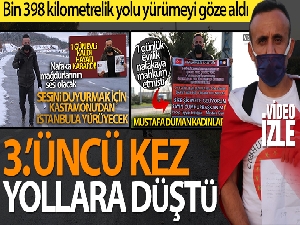 Sesini duyurmak için üçüncü kez yollara düştü