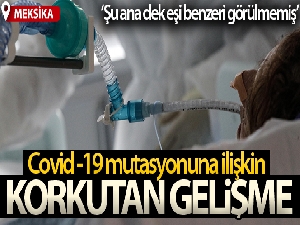 Meksika'da bir hastada Covid-19'un Delta ve Mu mutasyonu tespit edildi