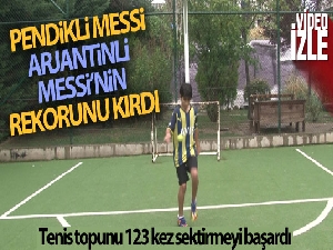 Pendikli Messi, Arjantinli Messi'nin rekorunu kırdı