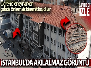 İstanbul'da akılalmaz görüntü