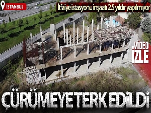 Çekmeköy'de 4 yıl önce başlanan itfaiye istasyonu inşaatı 2.5 yıldır yapılmıyor