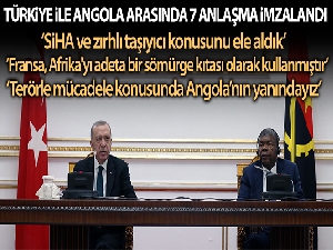 Türkiye ile Angola arasında 7 anlaşma imzalandı