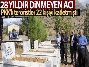 Siirt'te PKK'lı teröristlerin katlettiği 22 kişinin acısı dinmiyor