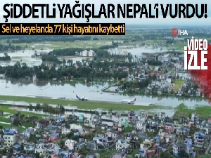 Nepal'i vuran sel ve heyelanda bilanço artıyor: 77 ölü