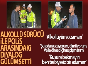 Kendi alkol testini kendi yaptı, 'Alkollüyüm o zaman' dedi