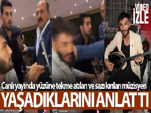 Düğünde saldırıya uğrayan müzisyen konuştu