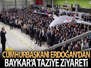 Cumhurbaşkanı Erdoğan'dan Baykar tesislerine taziye ziyareti