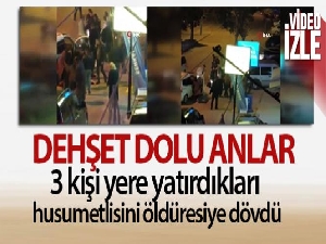 Ankara'da 3 kişi yere yatırdıkları husumetlisini öldüresiye dövdü