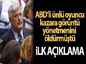 Film setinde kazara görüntü yönetmenini öldüren ABD'li aktör Baldwin'den ilk açıklama